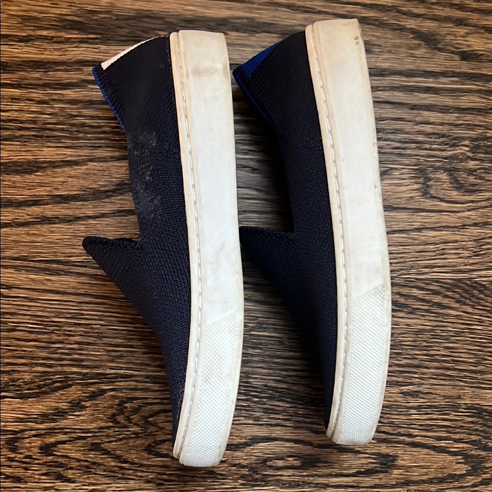 Rothy's Kids Navy Blue Slip-On Shoes - Picture 3 of 5